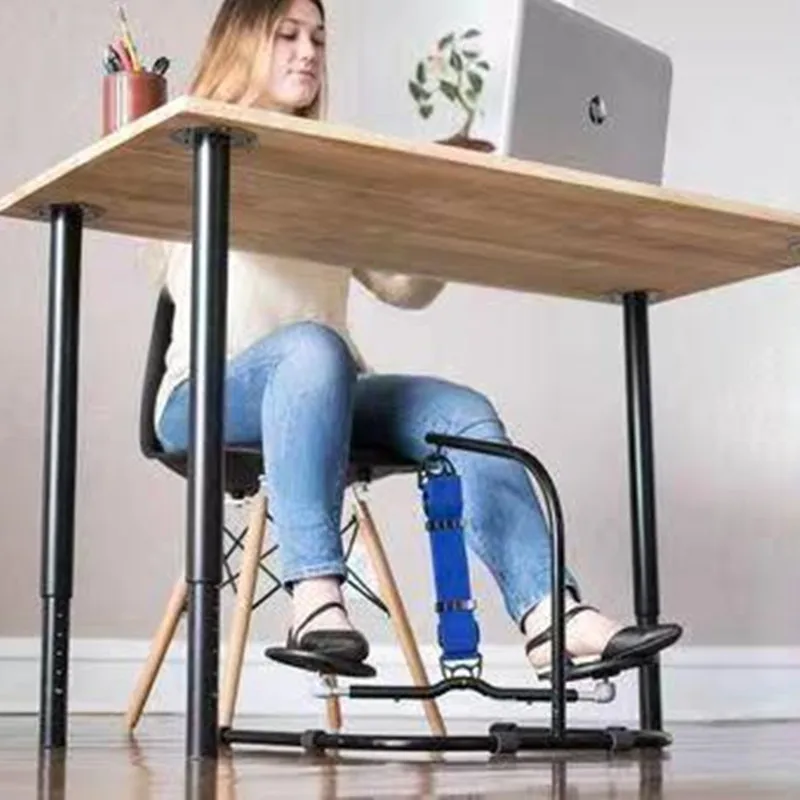 Footrest Under Desk - สถานีสตูลขั้นตอนอยู่ประจําในสํานักงาน: ขาป้องกันการข้ามที่วางเท้าแบบปรับได้การออกกําลังกายสตูลวางเท้าสวิงสําหรับใช้ใต้โต๊ะ