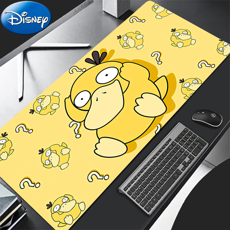 Esports Gaming Pad - แผ่นรองเมาส์สำหรับเล่นเกม P-Pokemon Psyduck 90x40 ซม. อนิเมะ