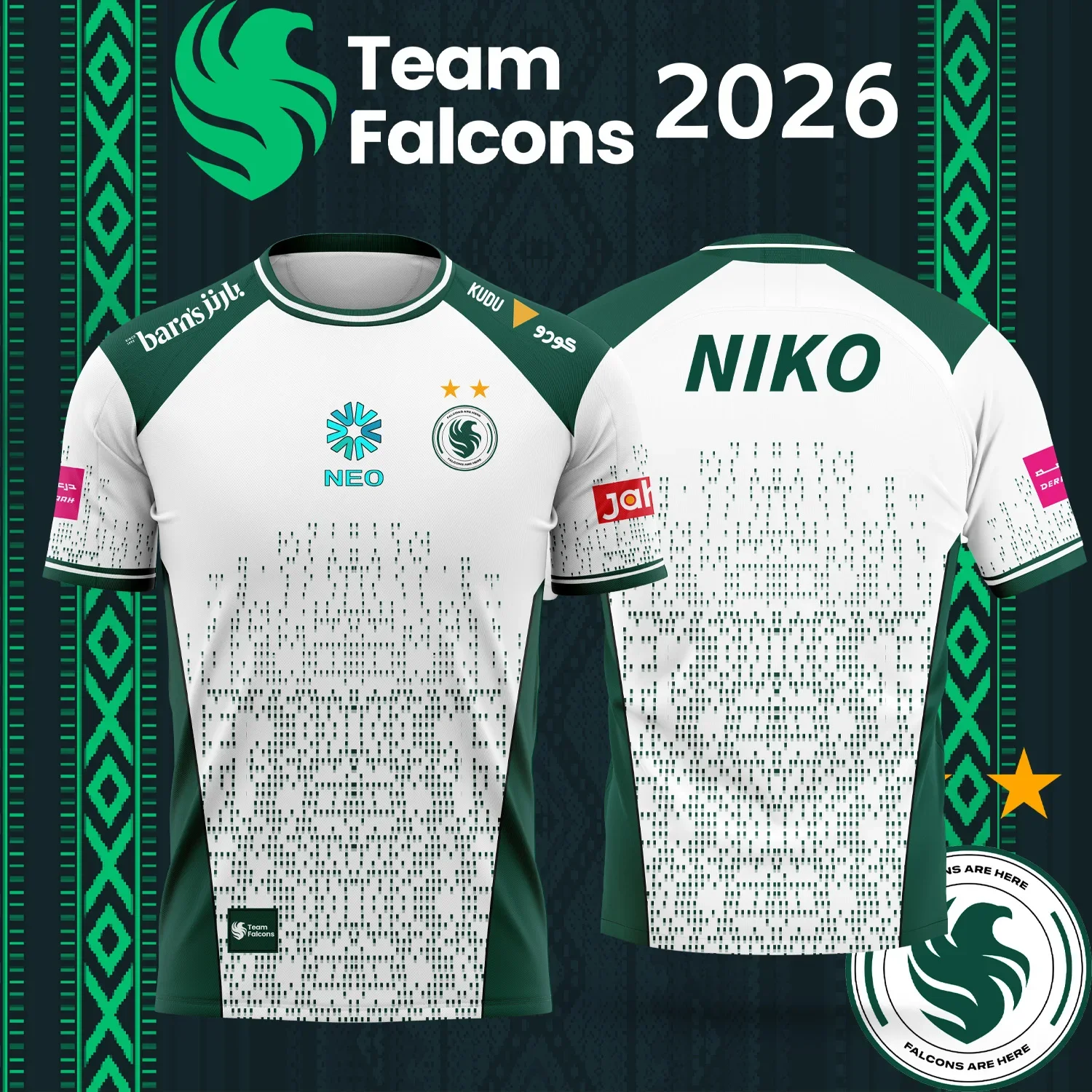 Esports Gaming Jersey - 2026 ทีมใหม่ ฟอลคอนส์เสื้อทีมอีสปอร์ตสำหรับผู้ชายและผู้หญิงแขนสั้นลำลองสำหรับฤดูร้อนสำหรับผู้ที่ชื่นชอบการเล่นเกม