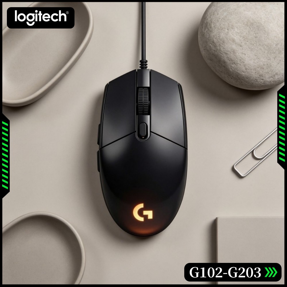 Esports Gaming Tournaments - เมาส์เกมมิ่ง Logitech G102, อายุการใช้งาน 20 ล้านคลิก,