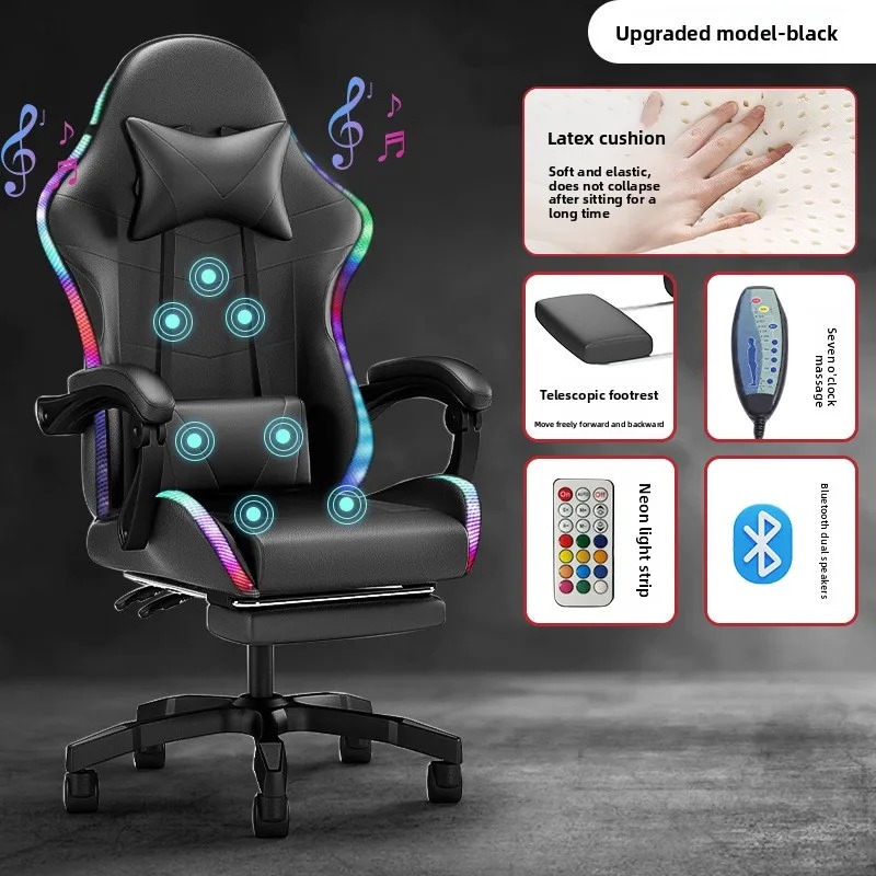 Esports & Gaming Optics Gmbh - ไฟ ลำโพงบลูทูธ จอแสดงผล LED เก้าอี้เกมมิ่ง เก้าอี้แอนเคอร์