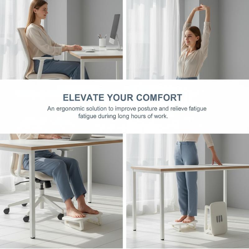 ที่วางเท้าใต้โต๊ะตามหลักสรีรศา - Footrest Under Desk บทวิจารณ์และราคา