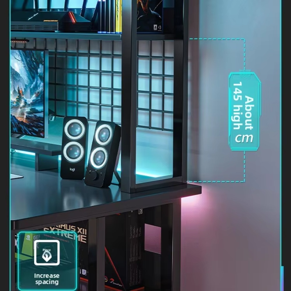 โต๊ะเกมมิ่งอีสปอร์ตที่ทันสมัย  - Esports Gaming School บทวิจารณ์และราคา