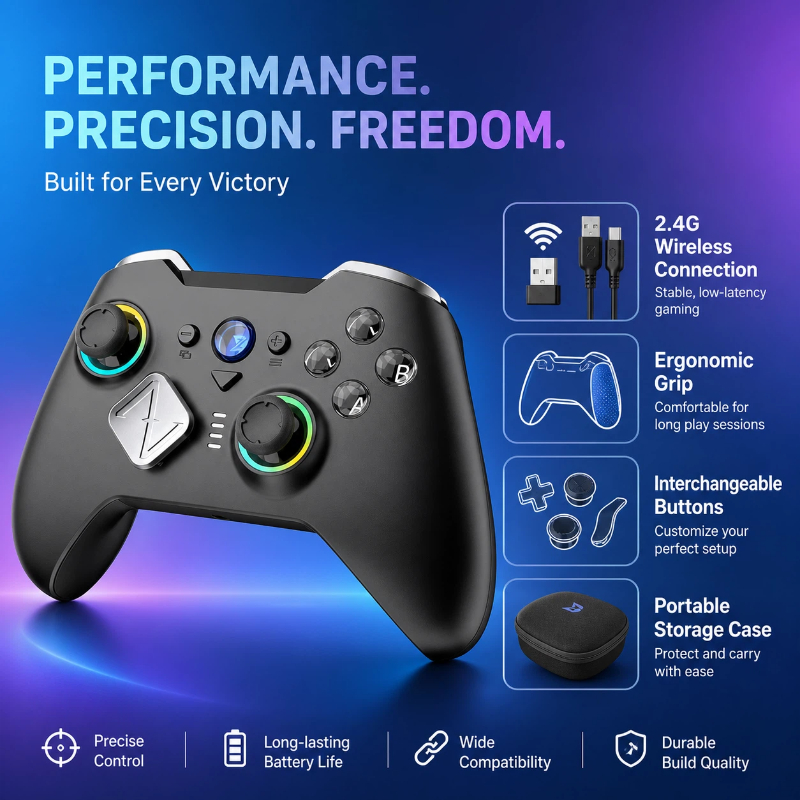 คอนโทรลเลอร์แบบโมดูลาร์ไร้สาย  - Esports Gaming Platform บทวิจารณ์และราคา