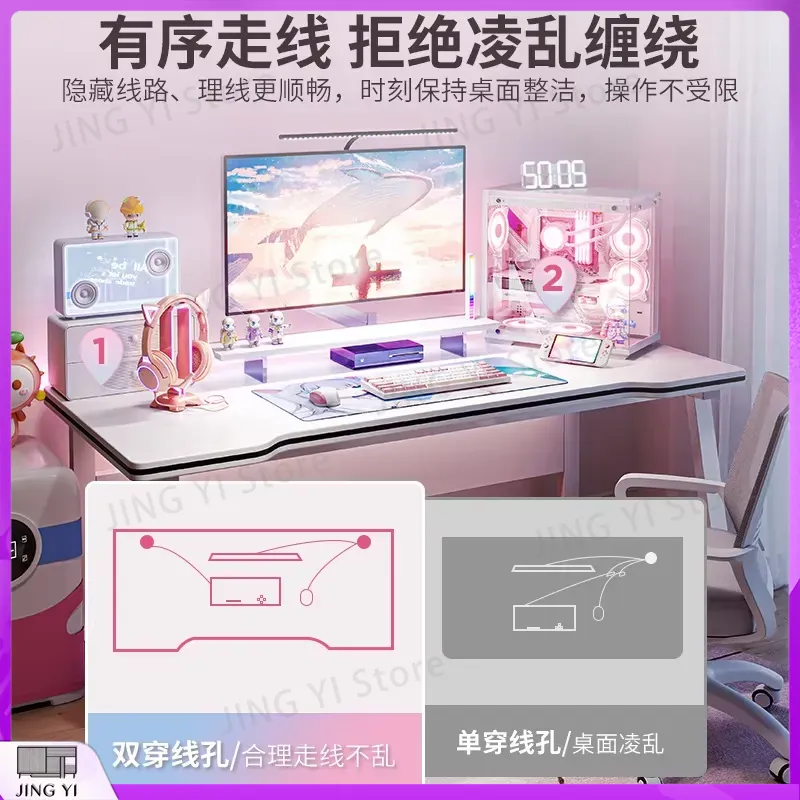 โต๊ะเกมมิ่งอีสปอร์ต โต๊ะคอมพิว - Esports Gaming School บทวิจารณ์และราคา
