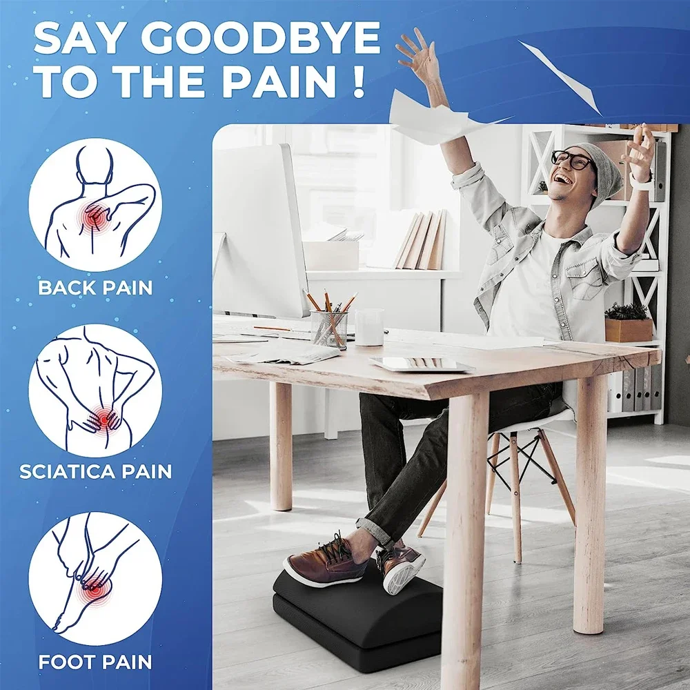 ใต้โต๊ะที่วางเท้าปรับความสูงได - Footrest Under Desk บทวิจารณ์และราคา