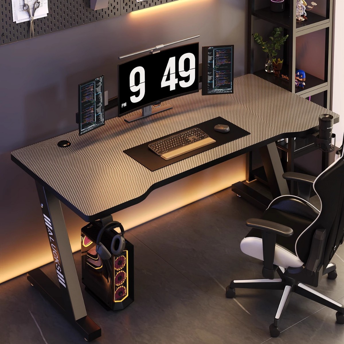 โต๊ะคอมพิวเตอร์สำหรับโฮมออฟฟิศ - Esports Gaming School บทวิจารณ์และราคา