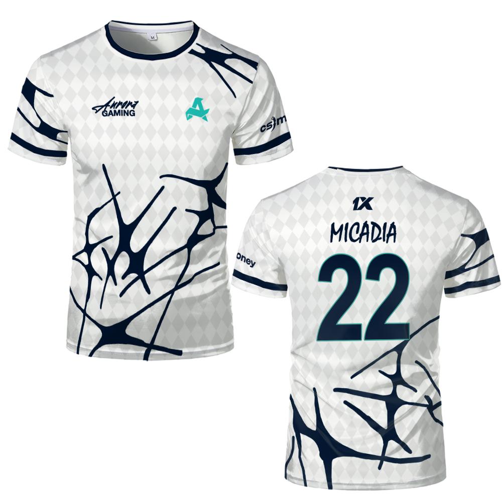 ทีมกีฬา Aurora Gaming Jersey เ - Esports Gaming Jersey บทวิจารณ์และราคา