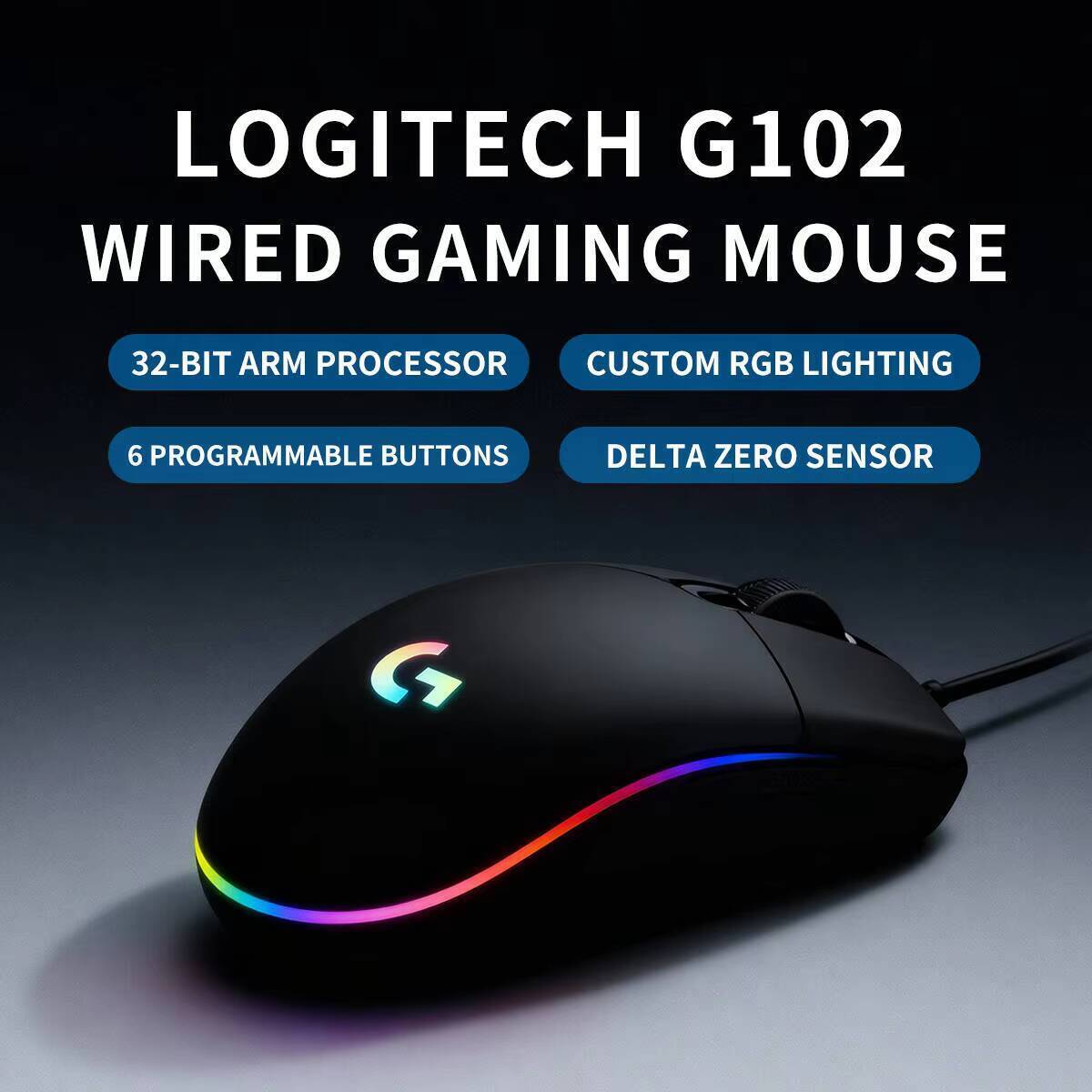 เมาส์เกมมิ่ง Logitech G102 ทนท - Esports Gaming Tournaments บทวิจารณ์และราคา