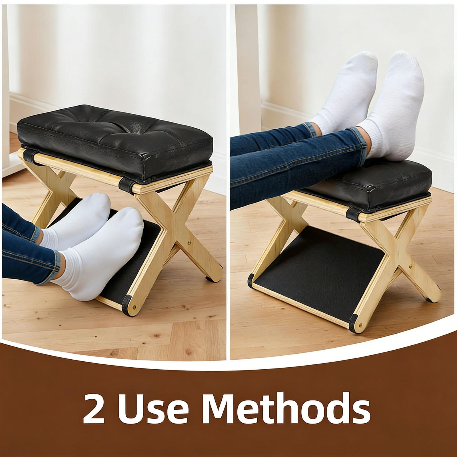 ที่วางเท้าใต้โต๊ะ ไม้สองชั้น ก - Footrest Under Desk บทวิจารณ์และราคา